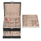 3 Layers Jewelry Organizer with Removable Tray FredCo