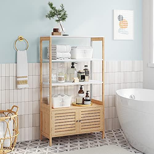 3 Shelve Bamboo Storage Cabinet FredCo