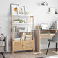 3 Shelve Bamboo Storage Cabinet FredCo