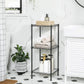 3-Tier Bathroom Shelf, 28” Black FredCo