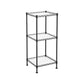 3-Tier Bathroom Shelf, Wire Black FredCo
