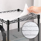 3-Tier Bathroom Shelf, Wire Black FredCo