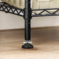 3-Tier Bathroom Shelf, Wire Black FredCo