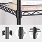 3-Tier Bathroom Shelf, Wire Black FredCo