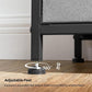 3-Tier Bedside Table with Drawer, End Table Black FredCo