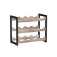 3-Tier Countertop Wine Rack, 12 Bottles Bamboo FredCo