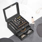 3-Tier Jewelry Display Case Gray FredCo
