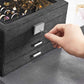 3-Tier Jewelry Display Case Gray FredCo
