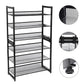 3-Tier Metal Mesh Shoe Rack Storage, 12 pairs of Shoes FredCo