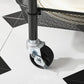 3-Tier Metal Storage Cart Black FredCo