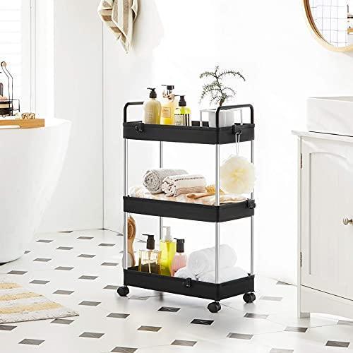 3-Tier Rolling Cart FredCo
