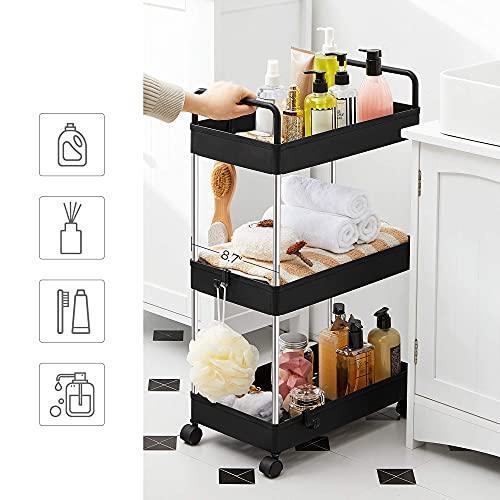 3-Tier Rolling Cart FredCo