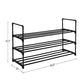 3-Tier Shoe Storage Organizer, 15 Pairs FredCo
