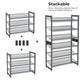 3-Tier Shoe Storage Rack with Adjustable Shelves FredCo
