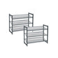 3-Tier Shoe Storage Rack with Adjustable Shelves FredCo