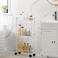 3-Tier Slim Rolling Trolley FredCo