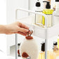 3-Tier Storage Cart White FredCo