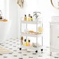 3-Tier Storage Cart White FredCo