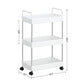 3-Tier Storage Cart White FredCo