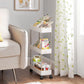 3-Tier Storage Trolley White FredCo