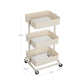 3 Tier Storage Trolley, White FredCo