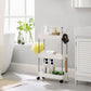 3-Tier Storage Trolley White FredCo