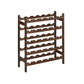 30- Bottle Walnut 5-Tier Wine Rack FredCo