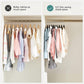 30 Kids Velvet Hangers with Clips Black FredCo
