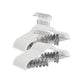 30-Pack White Pants Hangers with Adjustable Clips FredCo