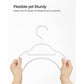 30-Piece White Plastic Hangers FredCo