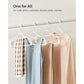 30-Piece White Plastic Hangers FredCo