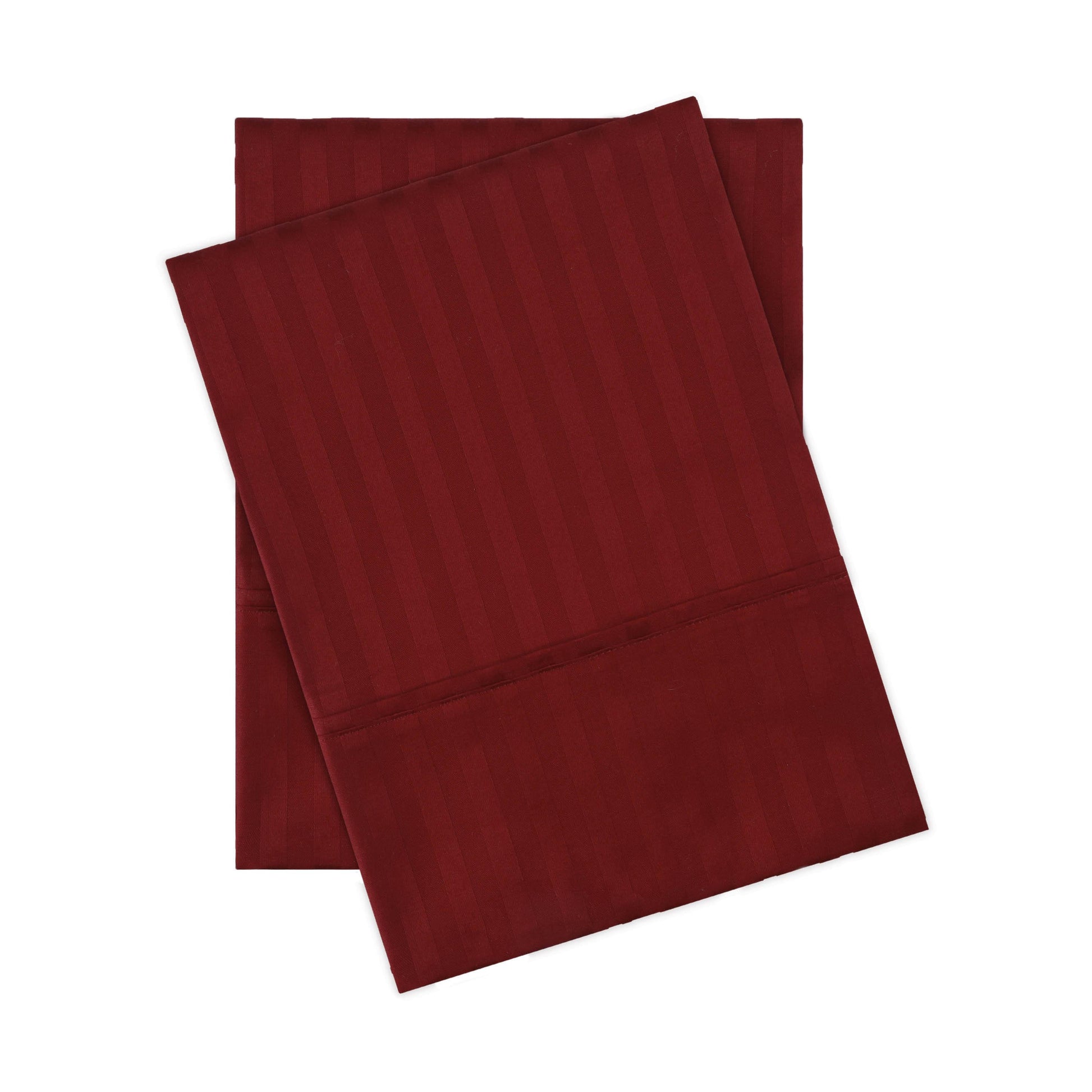 300-Thread Count 100% Egyptian Cotton Soft Striped Pillowcase Set FredCo