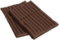 300-Thread Count 100% Egyptian Cotton Soft Striped Pillowcase Set FredCo