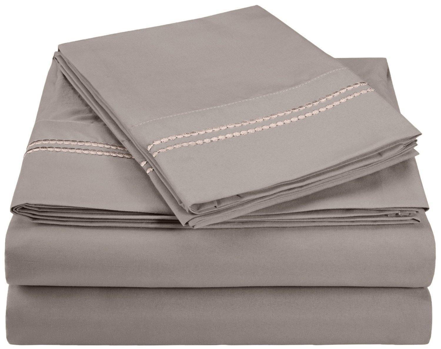 3000 Series Wrinkle Resistant 2 Line Embroidery Sheet Set FredCo
