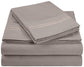 3000 Series Wrinkle Resistant 2 Line Embroidery Sheet Set FredCo
