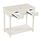 36" Bathroom Vanity Base without Sink, Open Storage Shelf, Antique White WF294112AAK FredCo