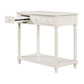36" Bathroom Vanity Base without Sink, Open Storage Shelf, Antique White WF294112AAK FredCo