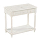 36" Bathroom Vanity Base without Sink, Open Storage Shelf, Antique White WF294112AAK FredCo