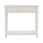 36" Bathroom Vanity Base without Sink, Open Storage Shelf, Antique White WF294112AAK FredCo