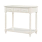 36" Bathroom Vanity Base without Sink, Open Storage Shelf, Antique White WF294112AAK FredCo