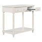 36" Bathroom Vanity Base without Sink, Open Storage Shelf, Antique White WF294112AAK FredCo