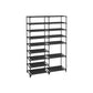 36x Shoe Rack Storage Organizer Black FredCo