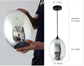 3D Pendant Lighting with Colourful Handcrafted Art Glass Hanging Light for Kitchen Island Dining Room Restaurant FredCo