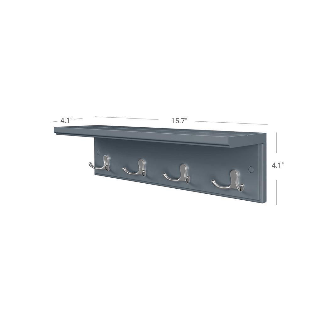 4 Double Hooks Coat Rack FredCo