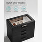 4-Layer Jewelry Box, Graphite 3 Drawers FredCo