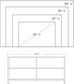 4 Shelves TV Cabinet FredCo