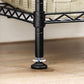 4-Tier Bathroom Shelf Black FredCo
