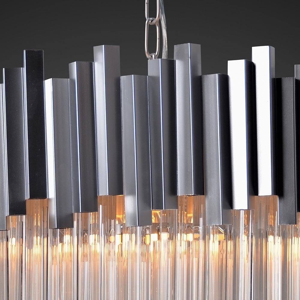 4-Tier Crystal Chandelier ZD6499-4PN FredCo