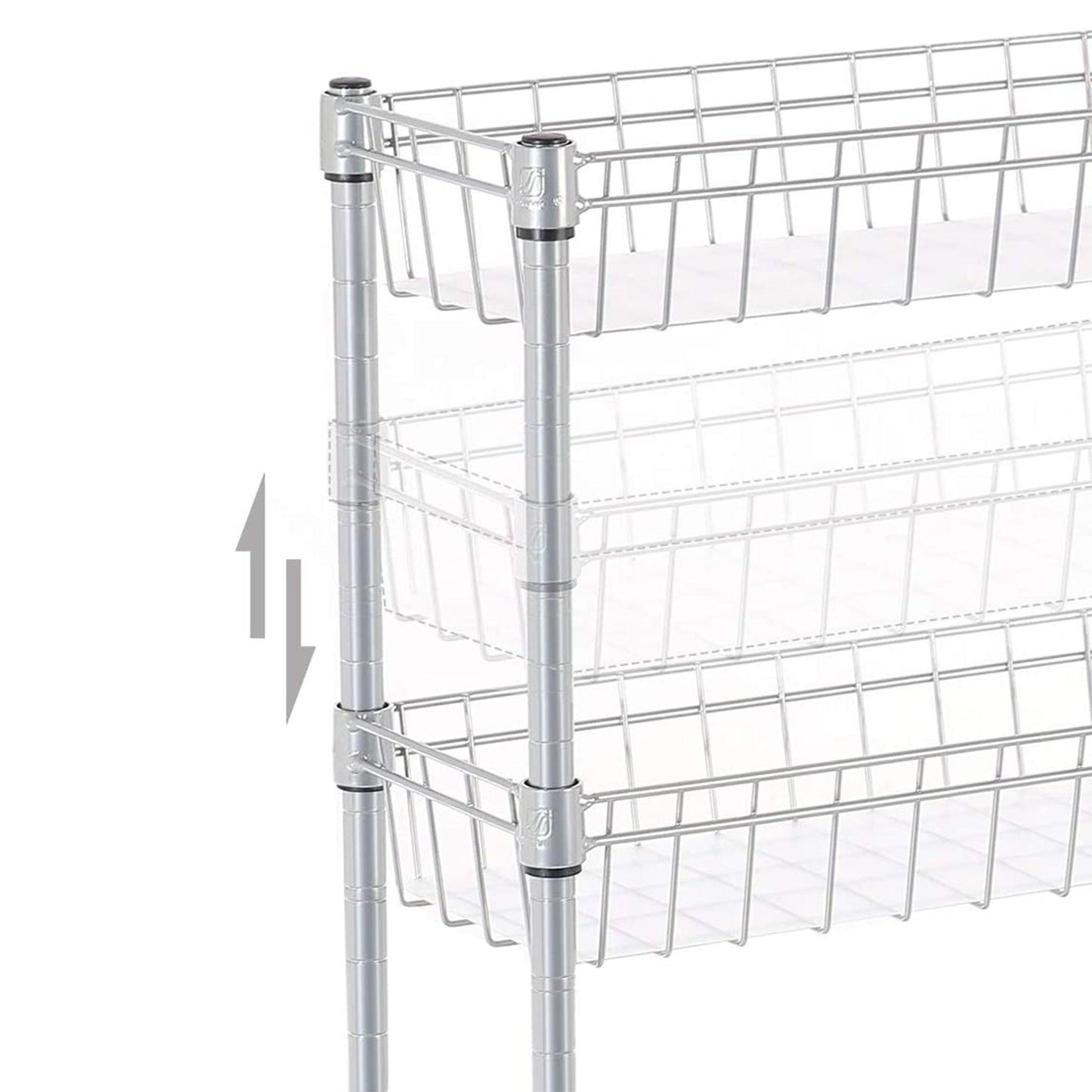 4-Tier Narrow Kitchen cart FredCo
