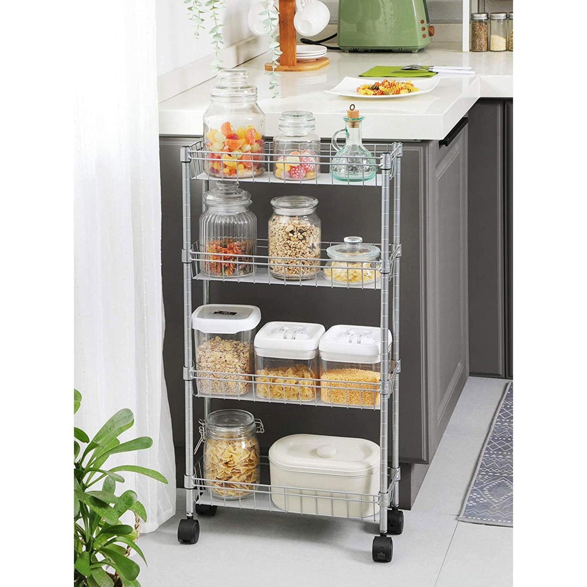 4-Tier Narrow Kitchen cart FredCo